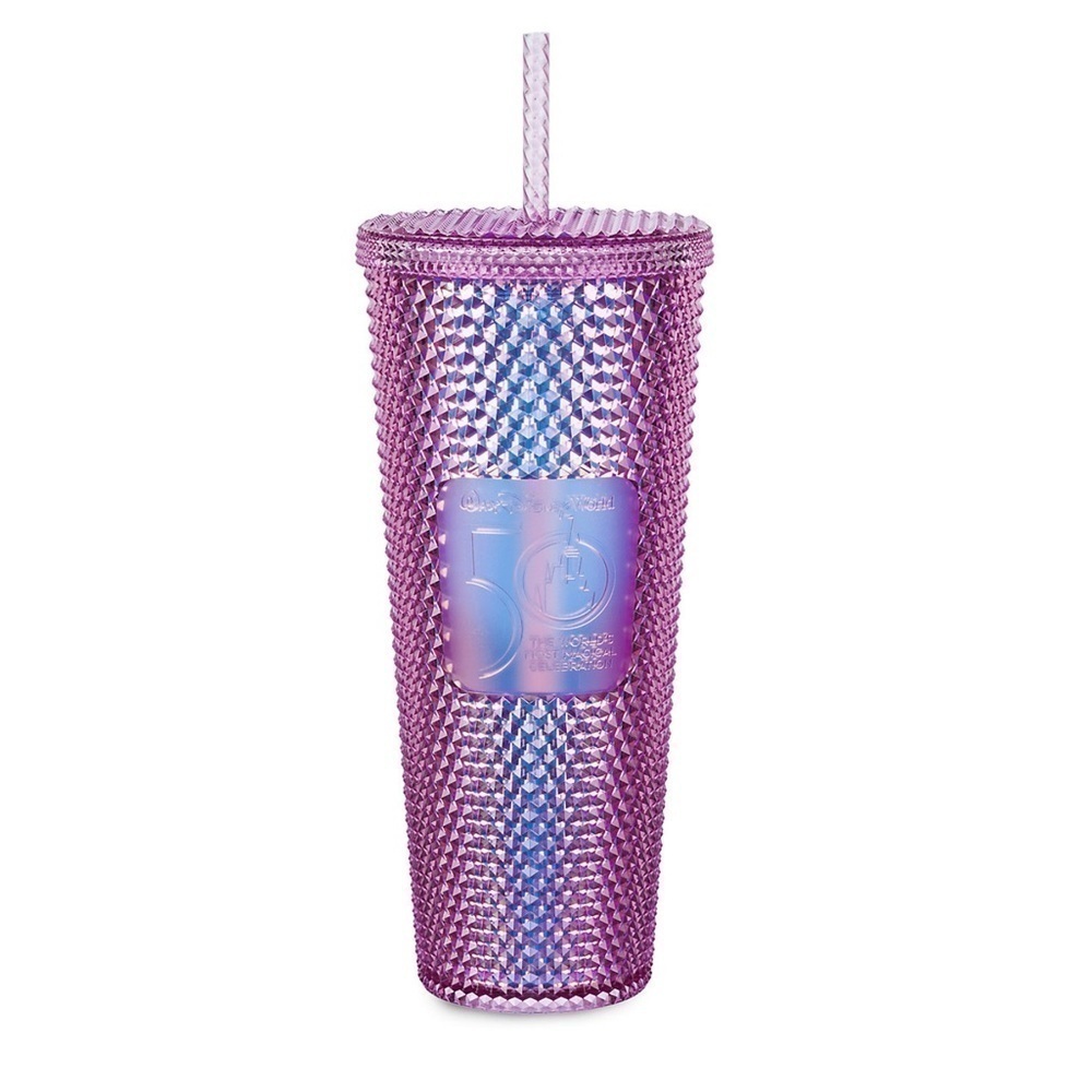 Walt Disney World 50th Anniversary Geometric Starbucks Pink Tumbler